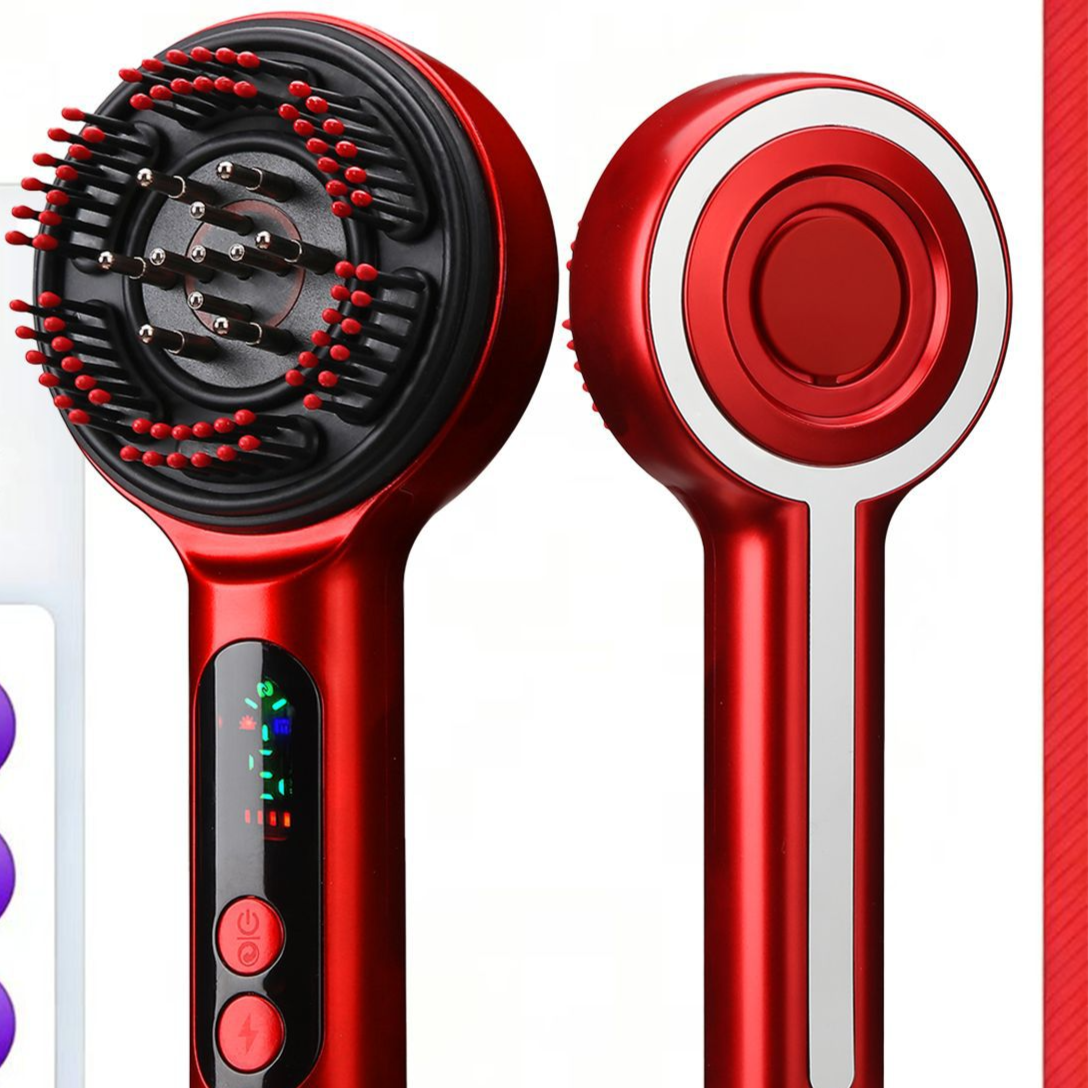 Electric Scalp Massage Comb with Red Light Therapy