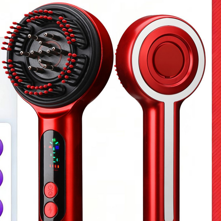 Electric Scalp Massage Comb with Red Light Therapy